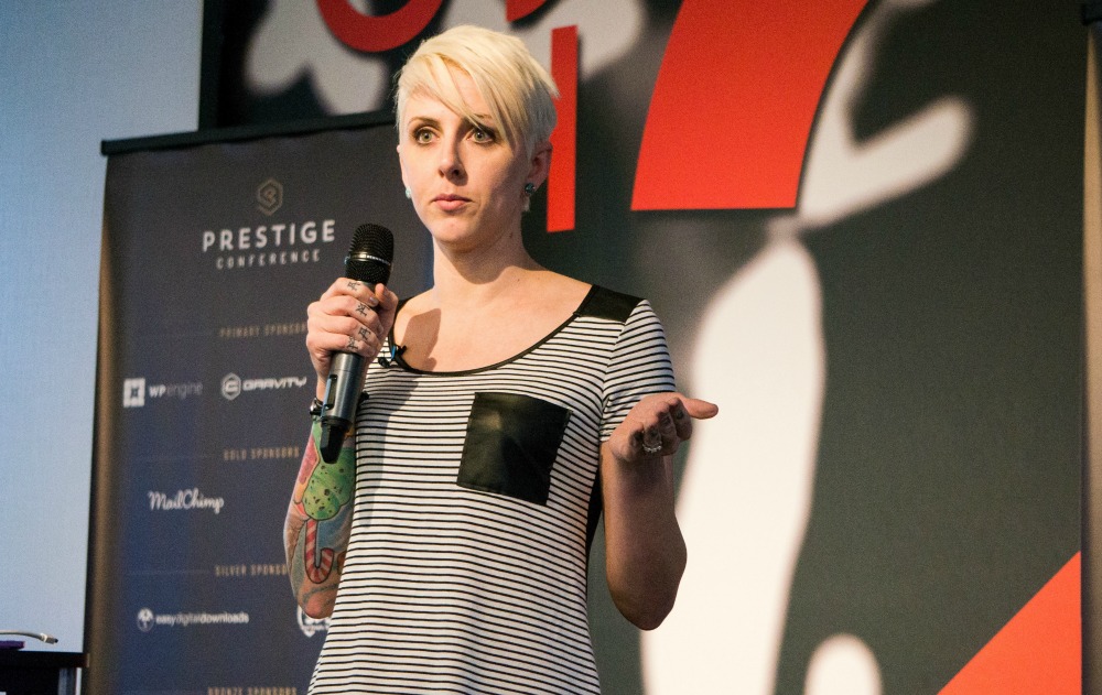 Brianna Norcross of Balance Virtual presents Stop Sucking at Accounting at Prestige Conference Las Vegas. 