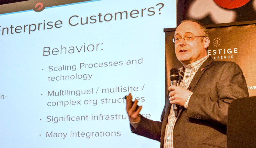 John Eckman of 10up shares "Tales from the CMS Wars" at Prestige Conference Las Vegas.