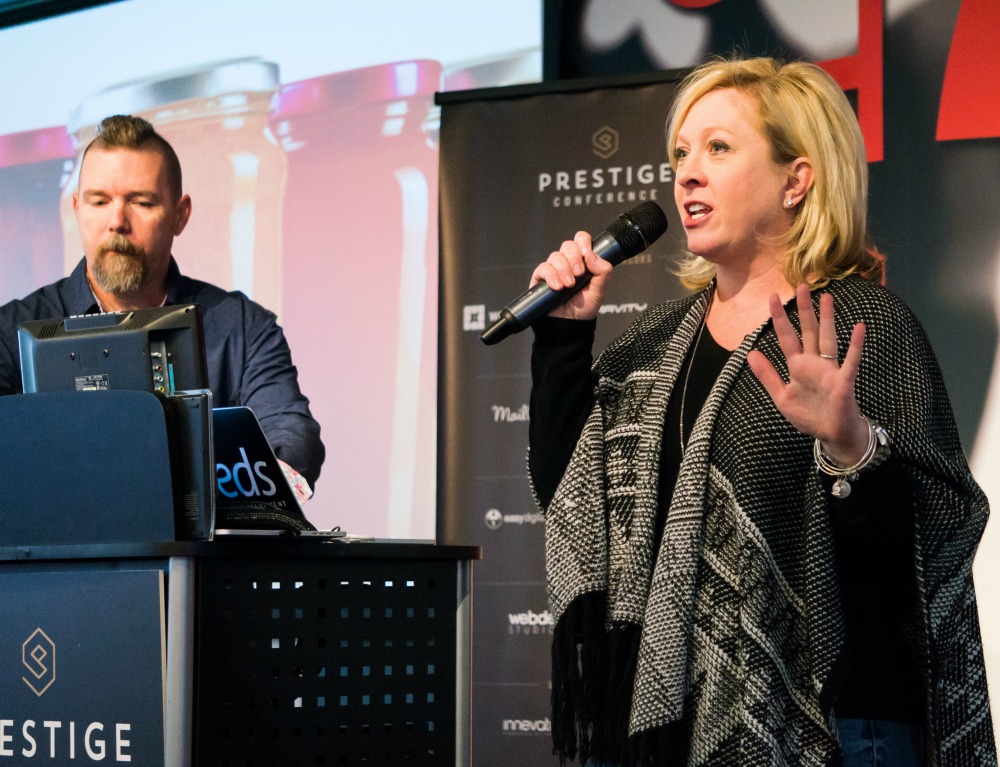 Kim Schaefer and John Hawkins present at Prestige Conference Las Vegas